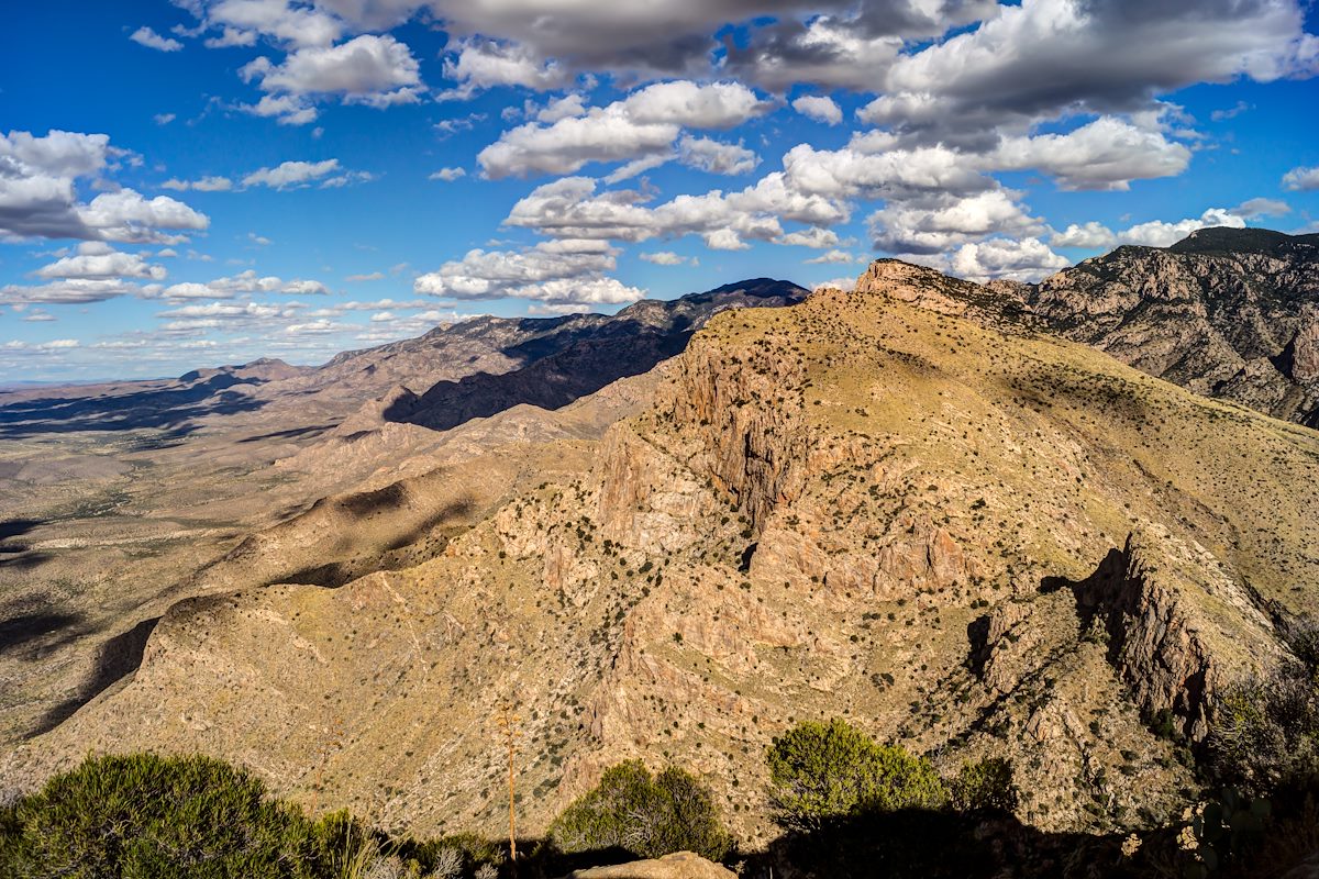 2013 November Looking towards Table Mountain from Pusch Peak