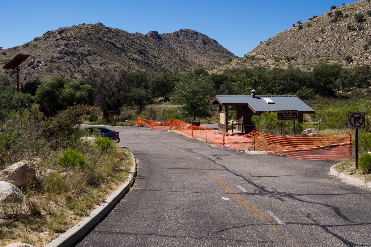 2013 October Molino Basin Bathrooms and some parking closed