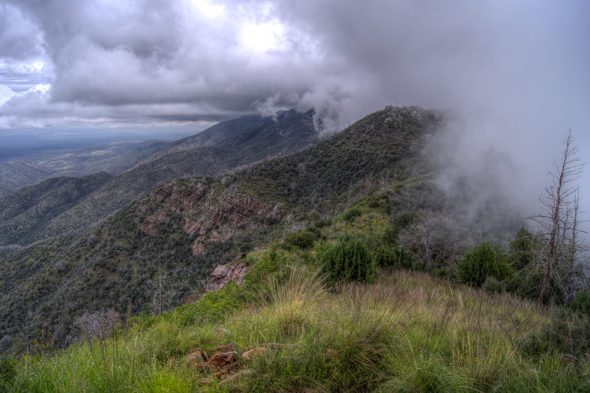 2013 September Clouds along Oracle Ridge