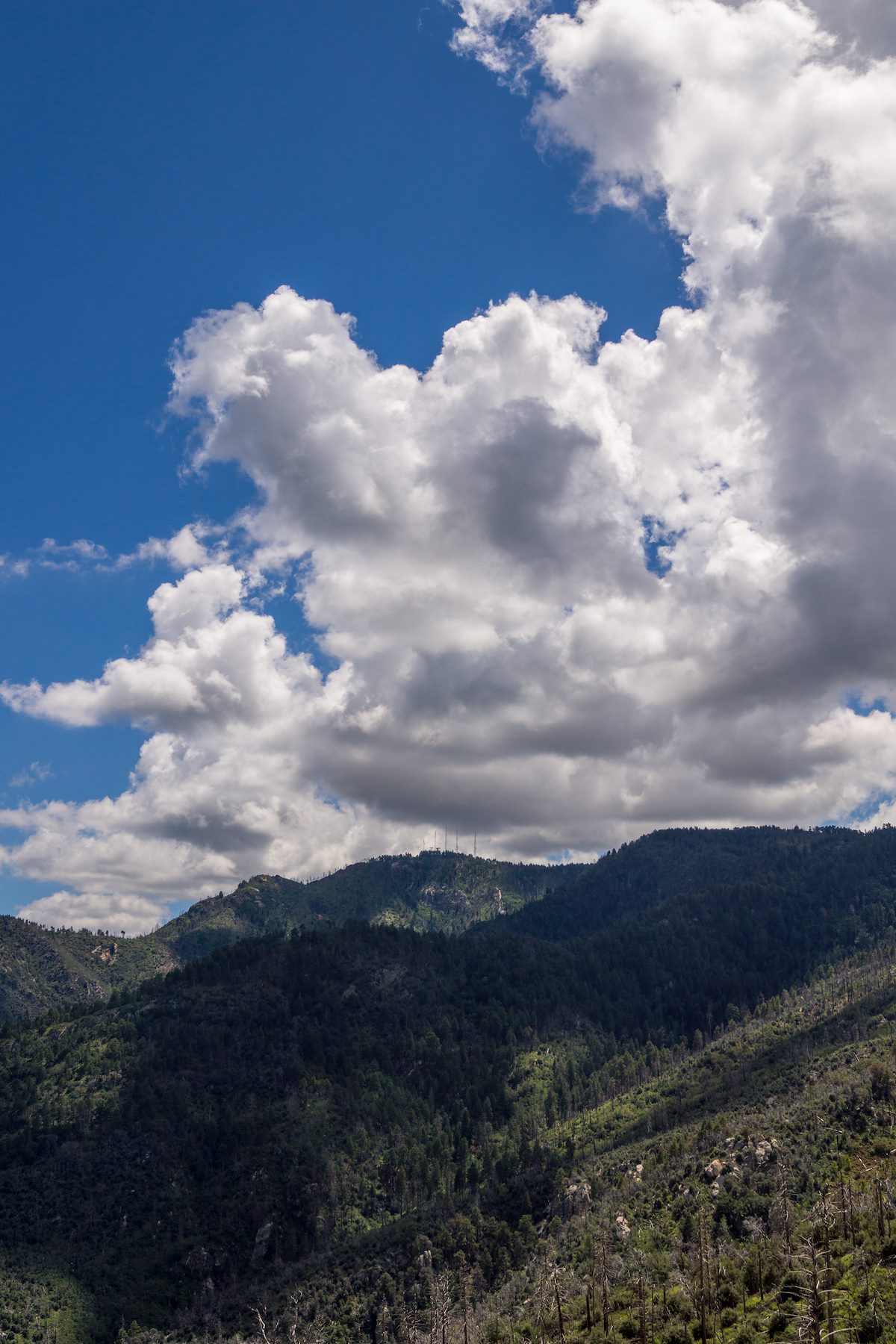 2013 September Clouds over Mount Bigelow and Butterfly Peak