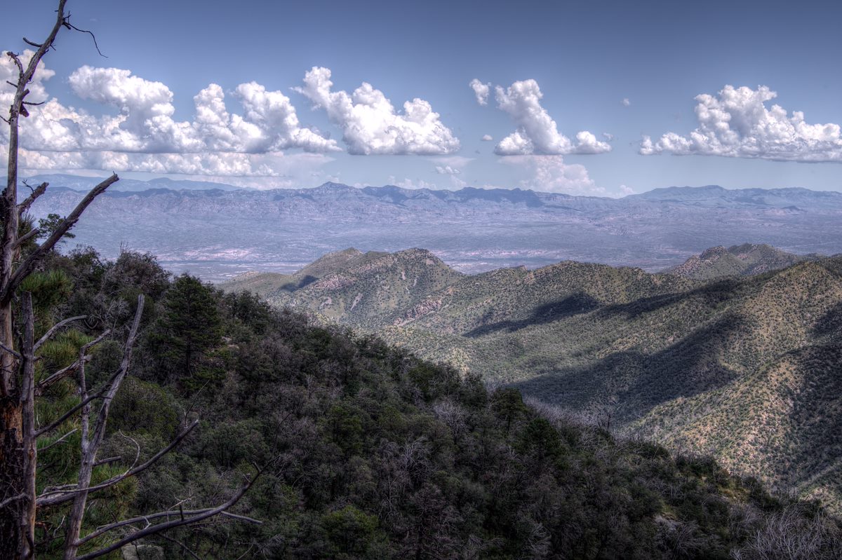 2013 September Clounds over the Galiuro Mountains