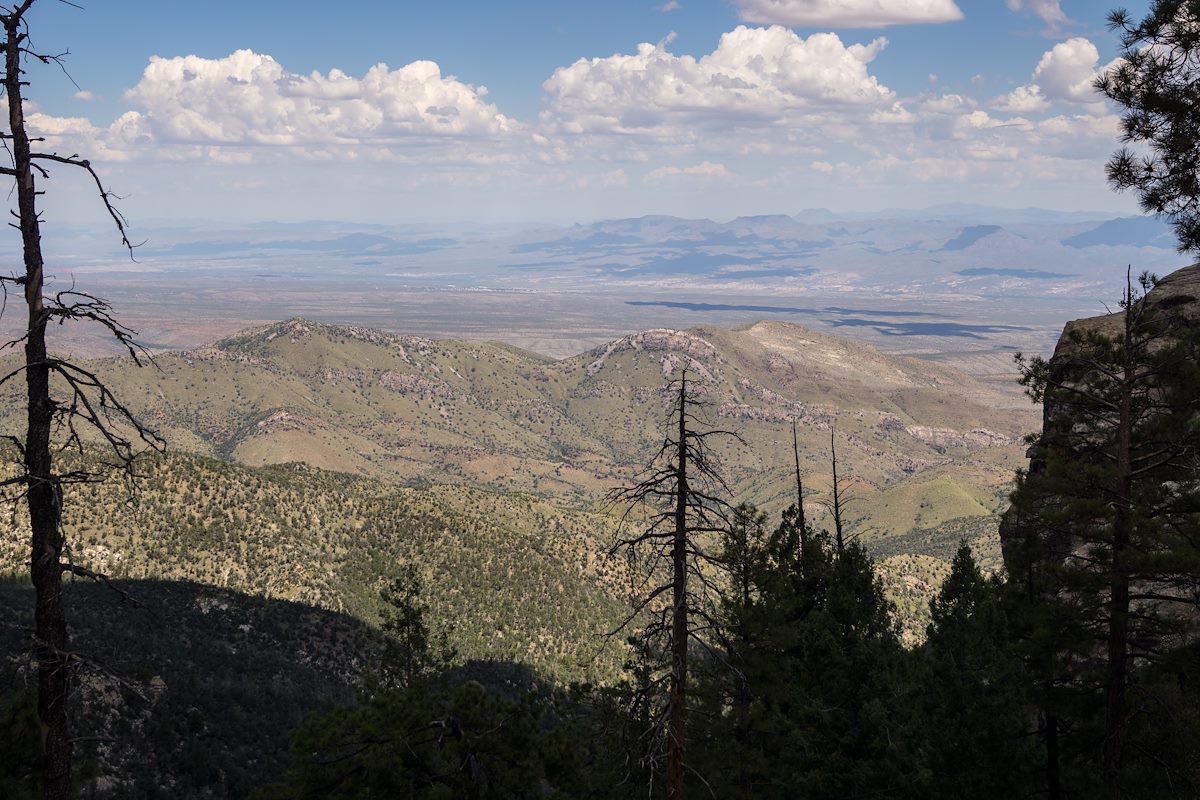 2013 September Looking across the San Pedro to Stanley Butte in the Santa Teresa Mountains