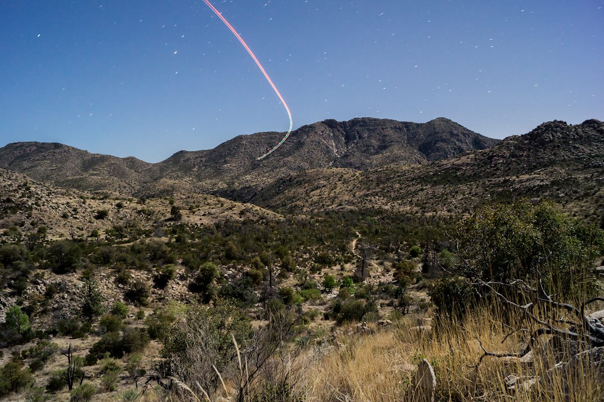 2014 April A Helicopter Heading to Sycamore Reservoir