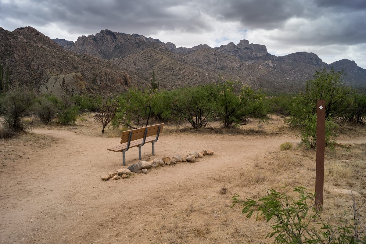 2014 April Clouds behind Pusch Ridge