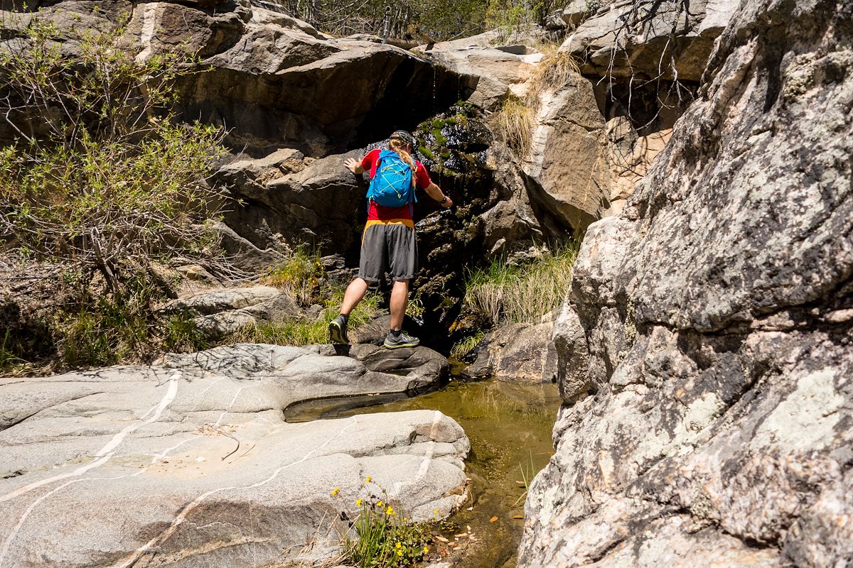2014 April Small Falls off the Crystal Spring Trail