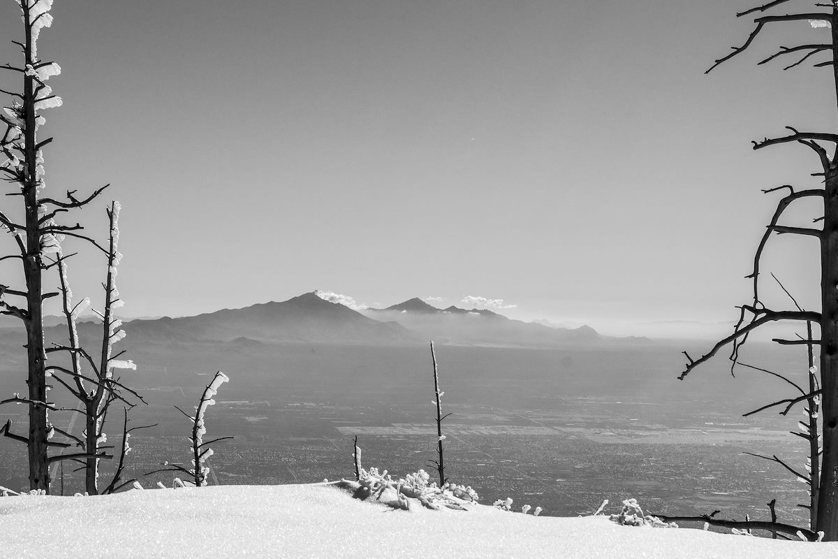 2014 December Mount Wrightson from Radio Ridge