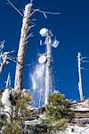 2014 December Snow and Ice Falling from a tower on Radio Ridge