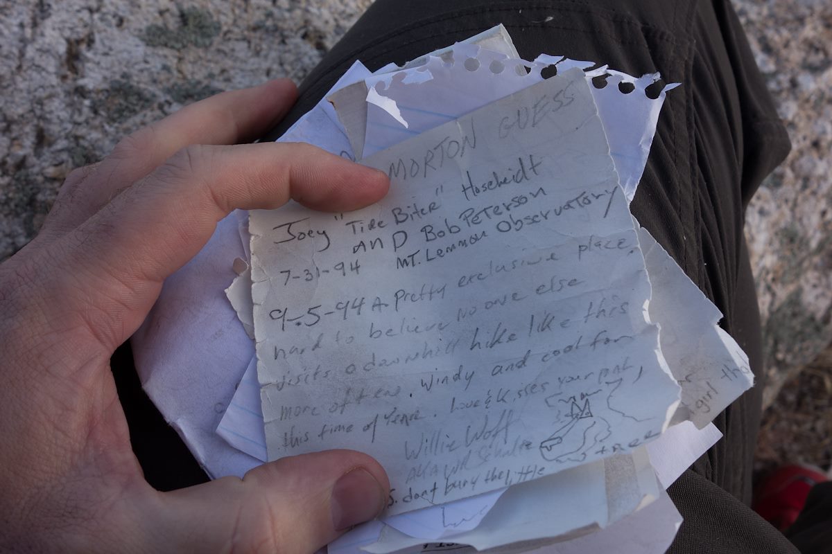 2014 January Brinkley Summit Register 1994