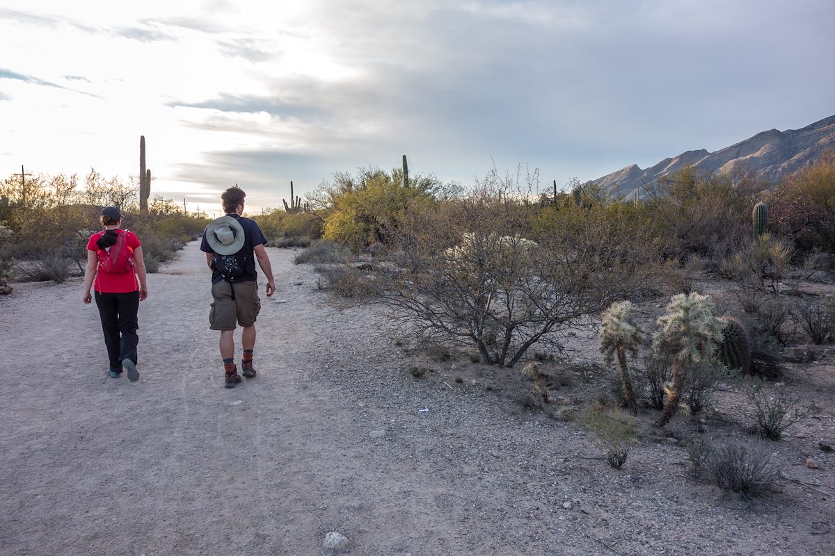 2014 January End of the Day near the End of the Hike