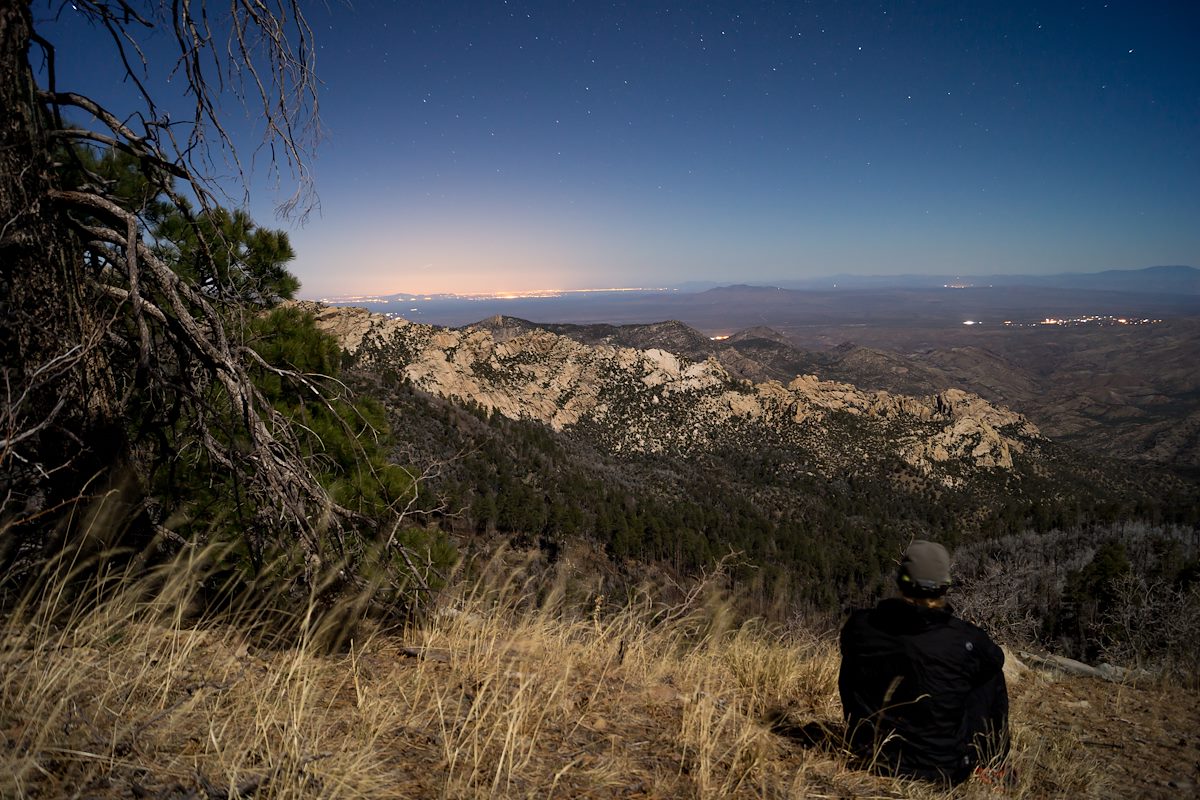 2014 January Enjoying the Night on the Red Ridge Trail