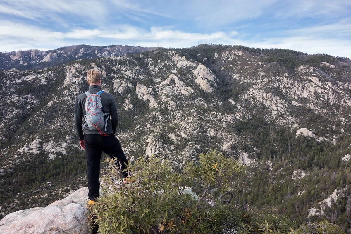 2014 January From a Small Rocky Ridge above Sabino Canyon