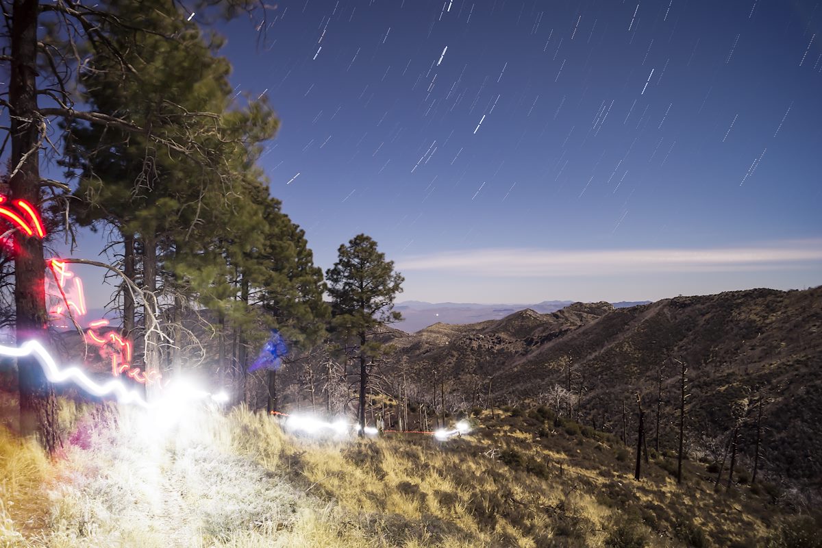 2014 January Headlamp along the Red Ridge Trail