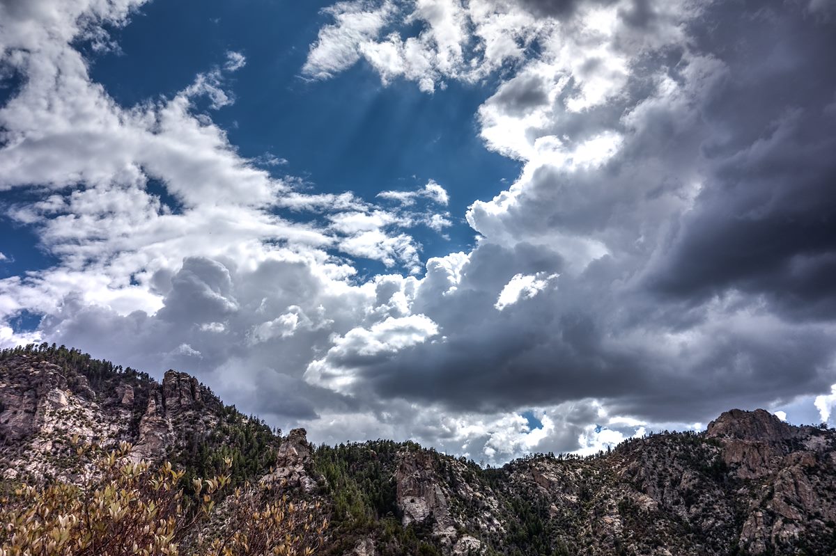 2014 July Looking up from Point 6828