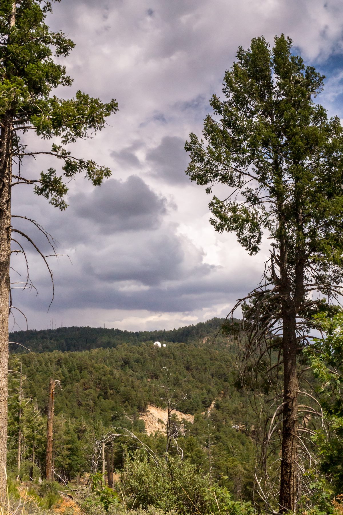 2014 July Mount Bigelow Telescopes from Spencer Peak