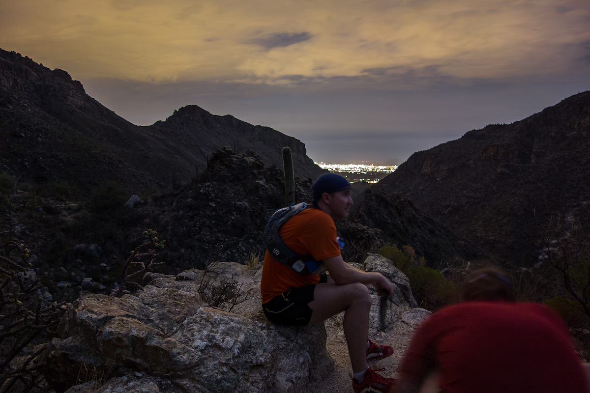 2014 July Phoneline at Night with Richard