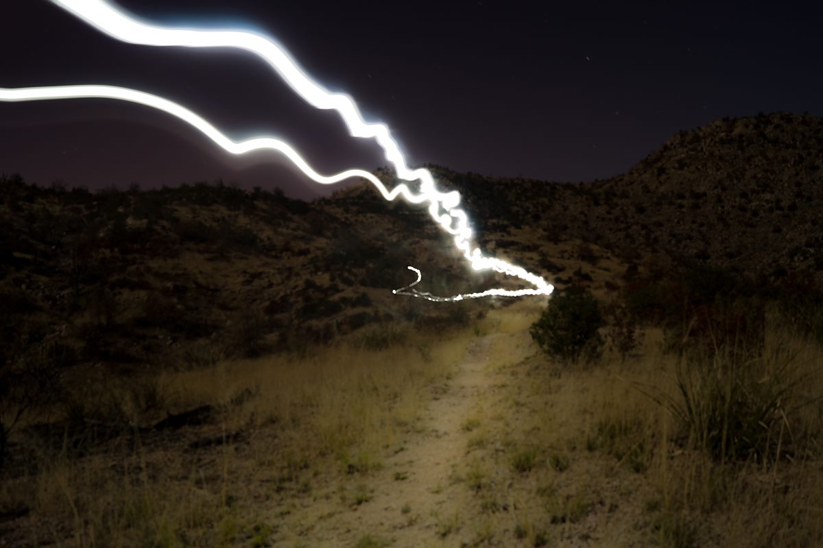 2014 March Headlamps near the Molino Basin Trail
