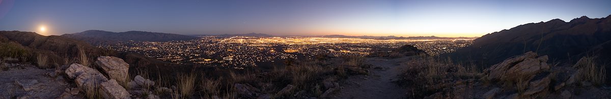 2014 March Moon and City