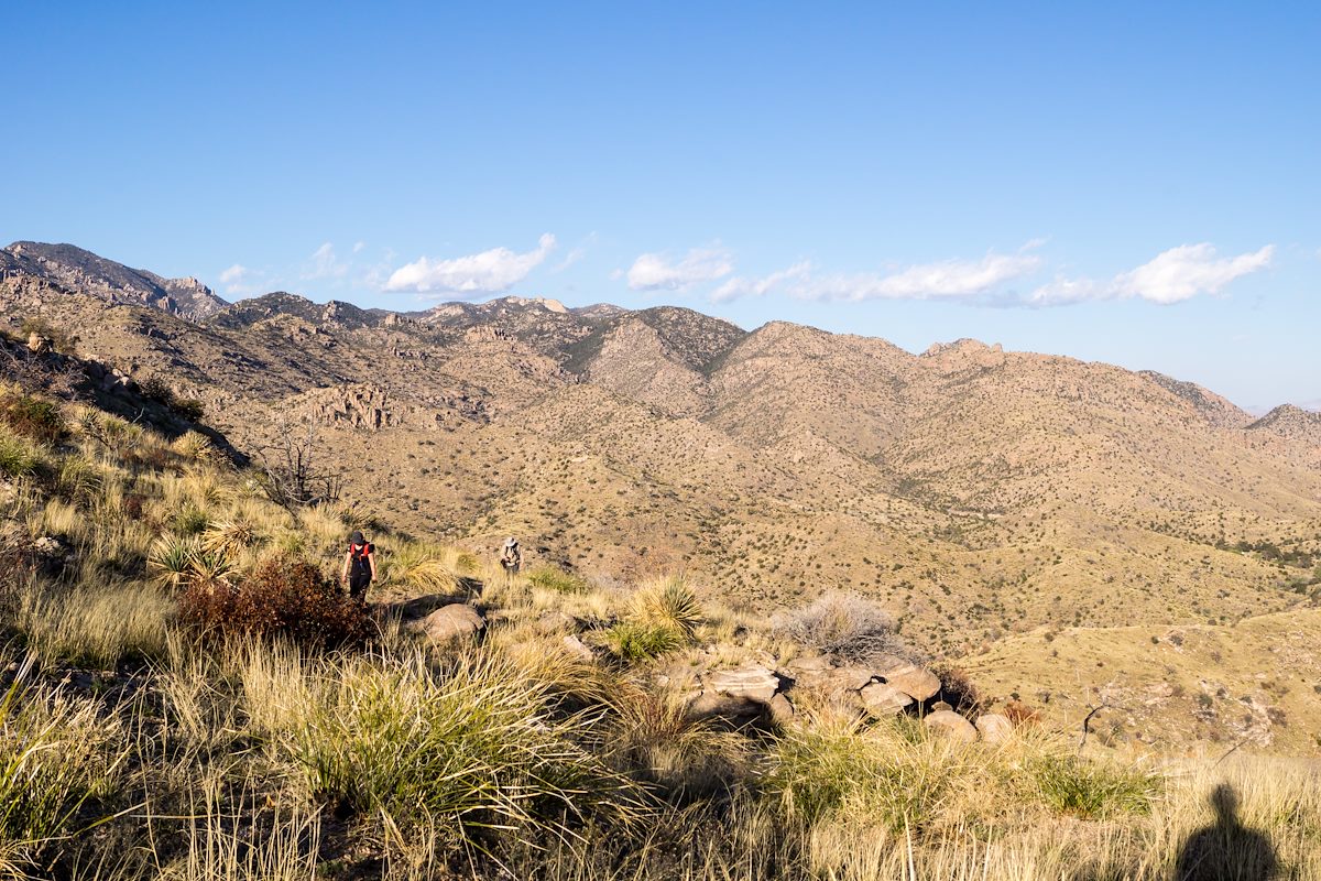 2014 March Near the first saddle on the route to Gibbon