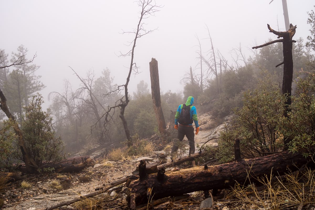 2014 March Sunset Trail in the Clouds