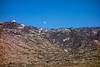 2014 May Moon with Samaniego Peak and Mount Lemmon