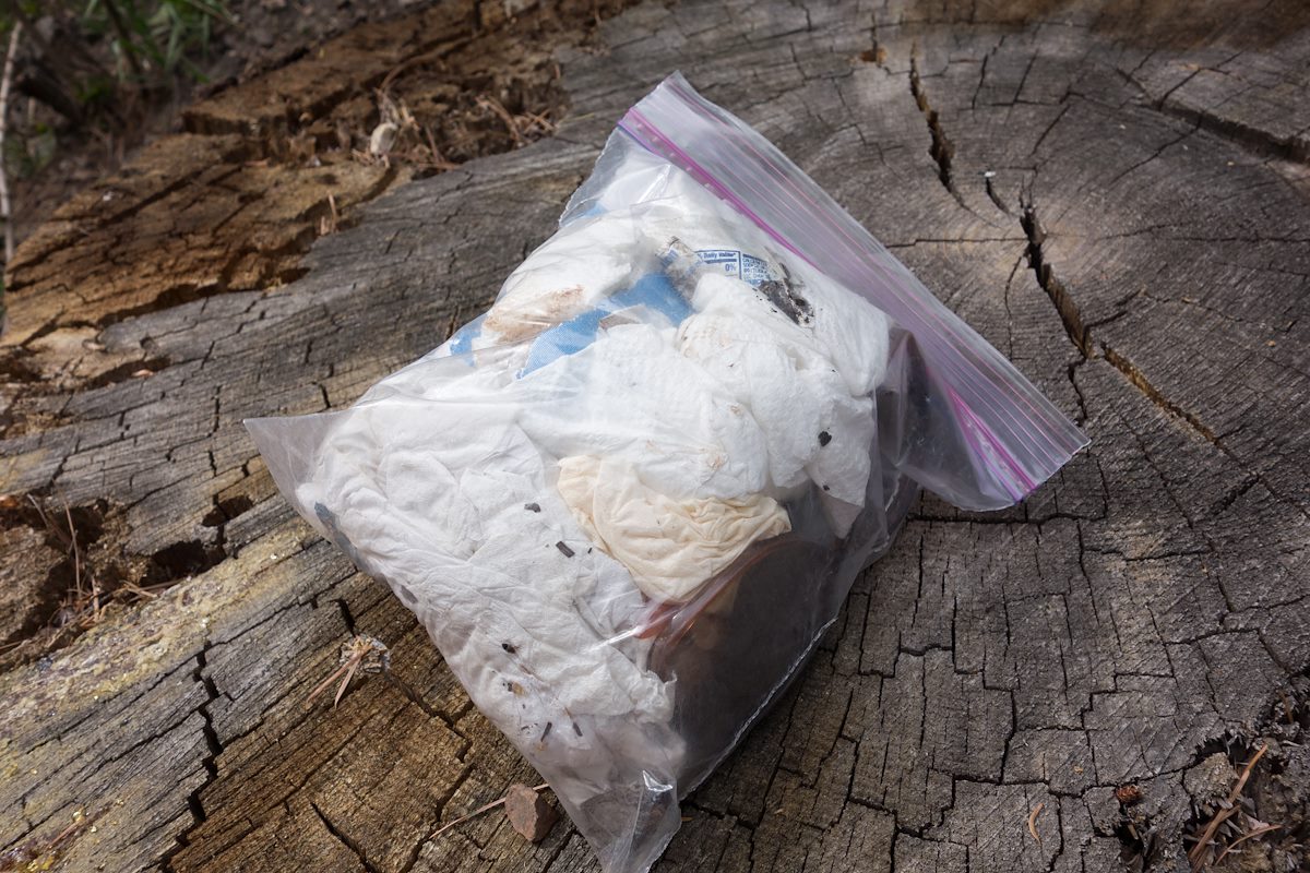 2014 May Trash from the Aspen Draw Trail and Turkey Run Road