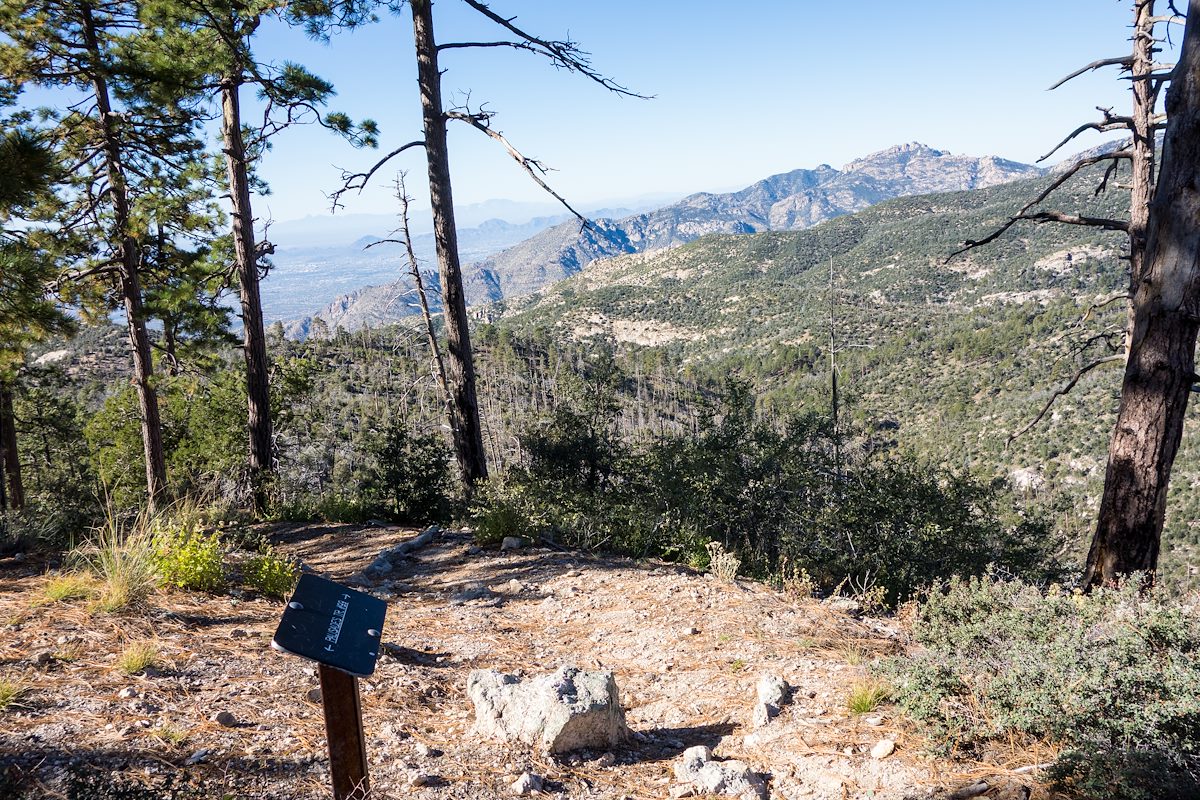 2014 November Trail Sign on the Palisade Trail