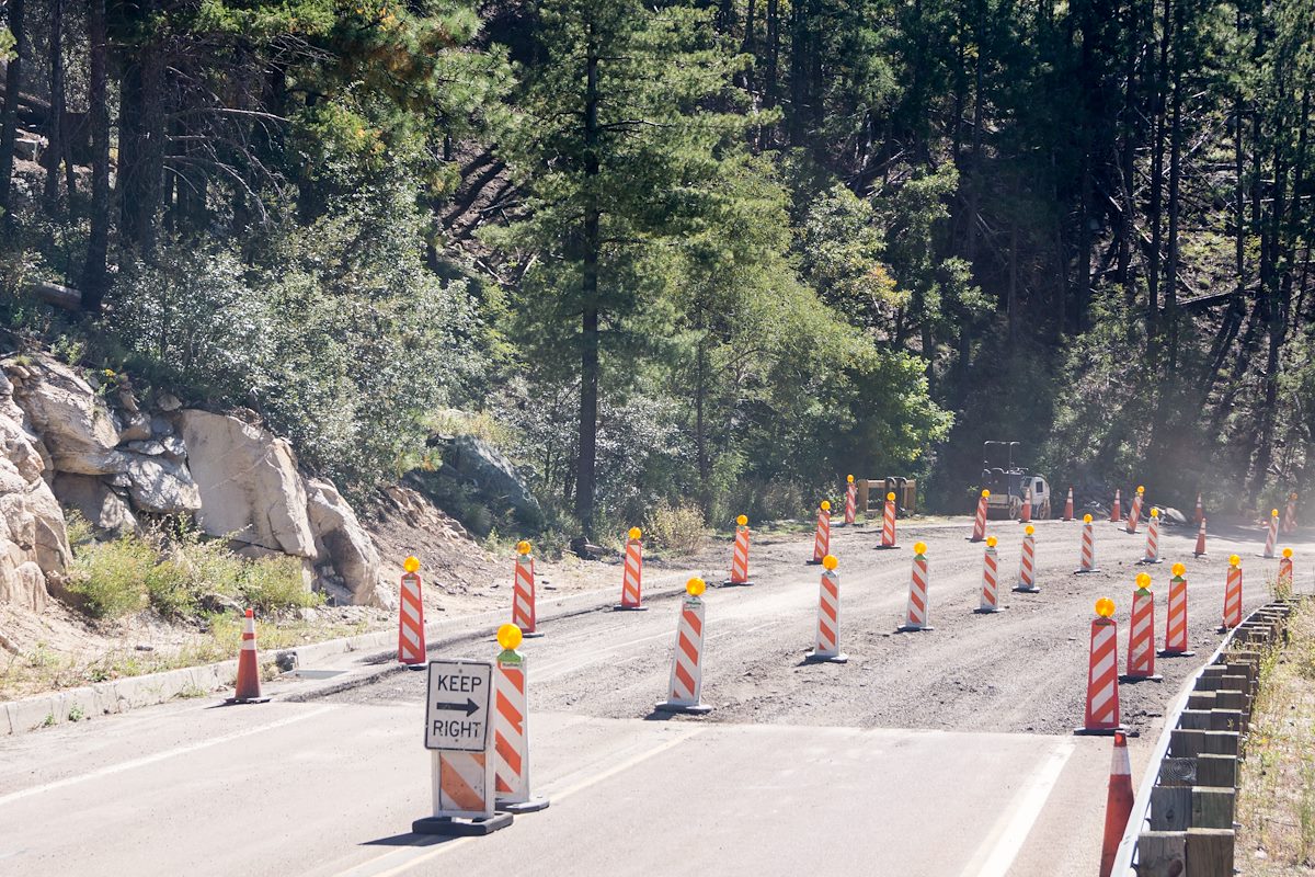 2014 October Construction on the General Hitchcock Highway