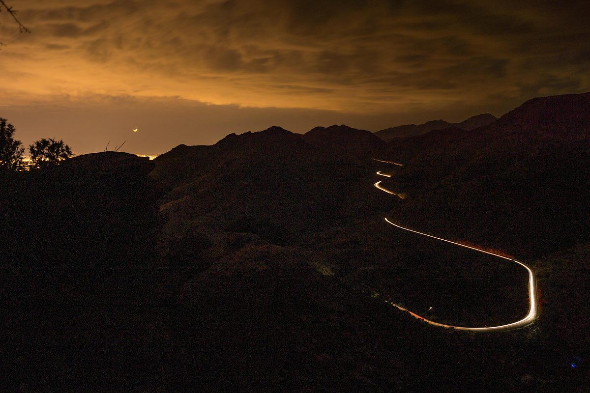 2014 October Night on Point 5166 above the Bellota Trail