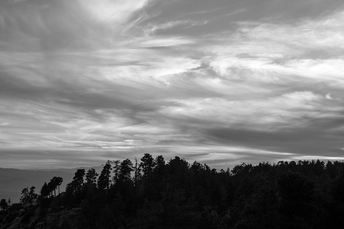 2014 October Sunset off the Bigelow Road