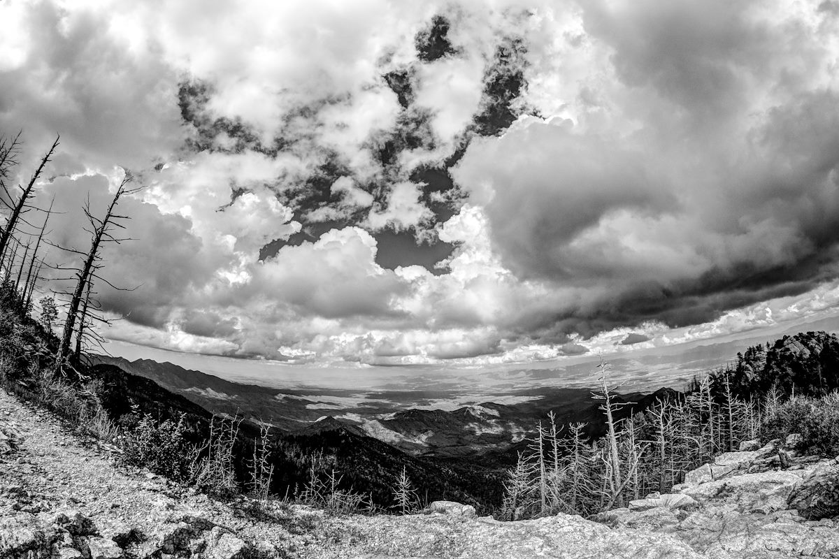 2014 September Clouds from the Incinerator Ridge Trail