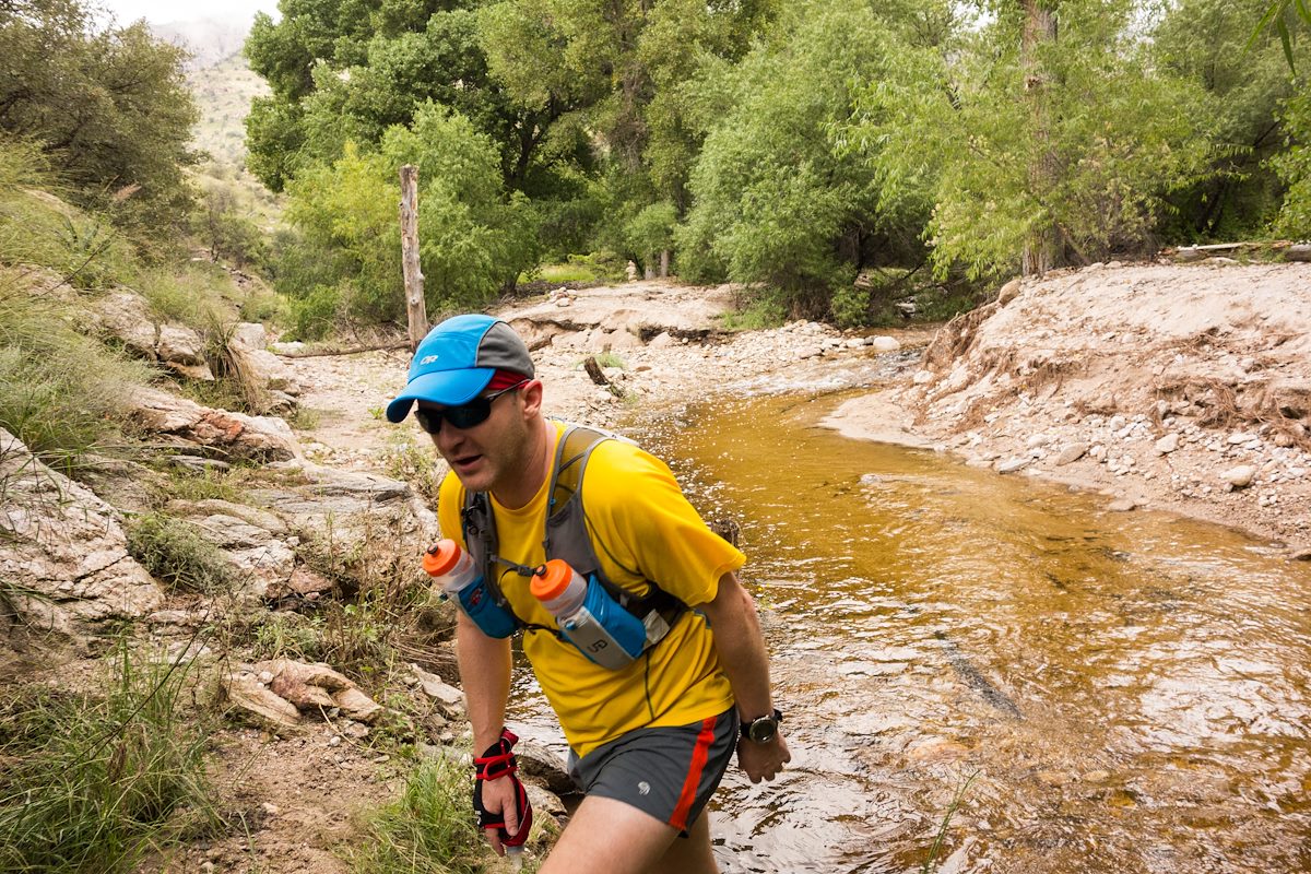 2014 September Crossing Bear Canyon on the Sycamore Reservoir Trail