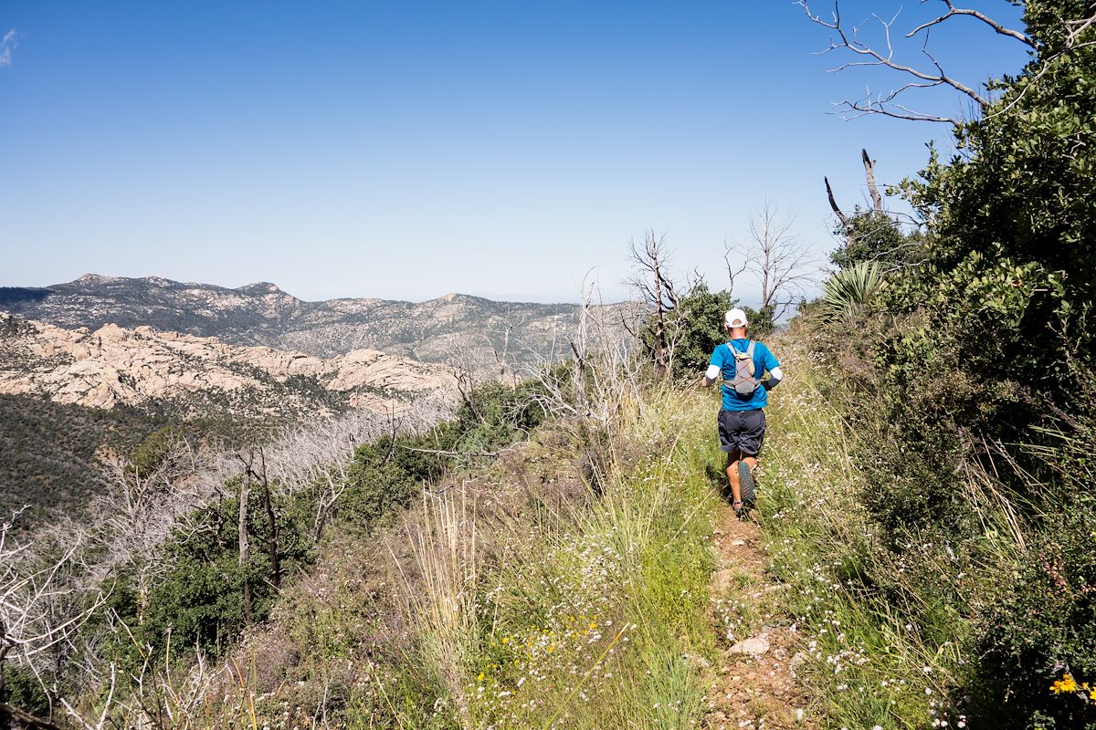 2014 September Korey on the Oracle Ridge Trail