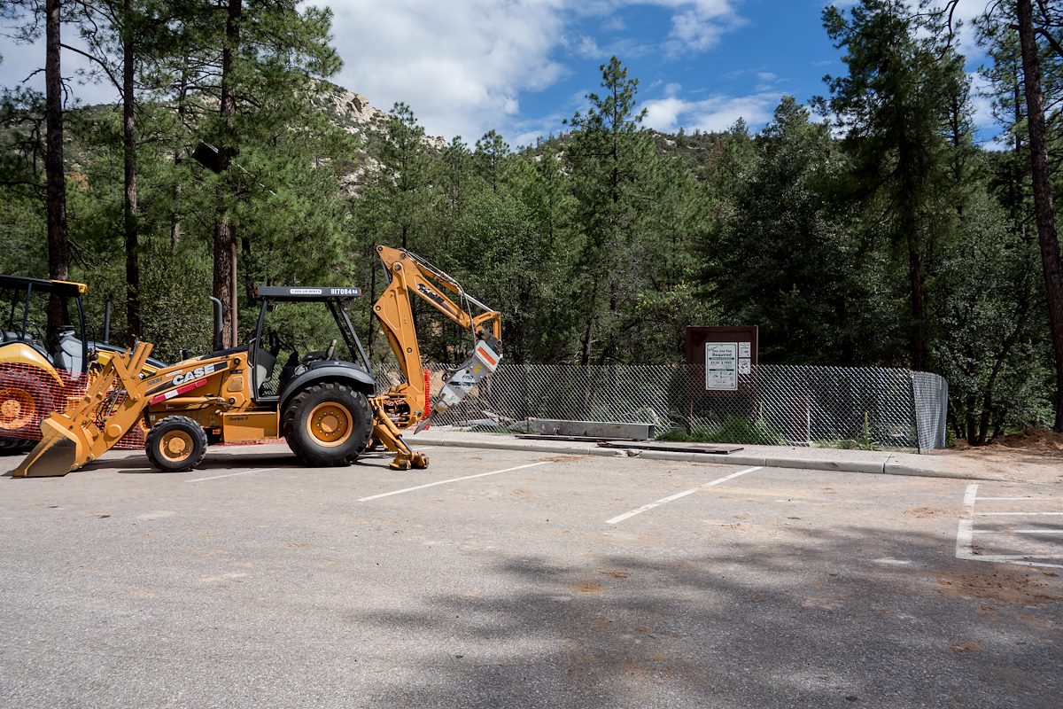 2014 September Middle Bear Canyon Picnic Area Construction
