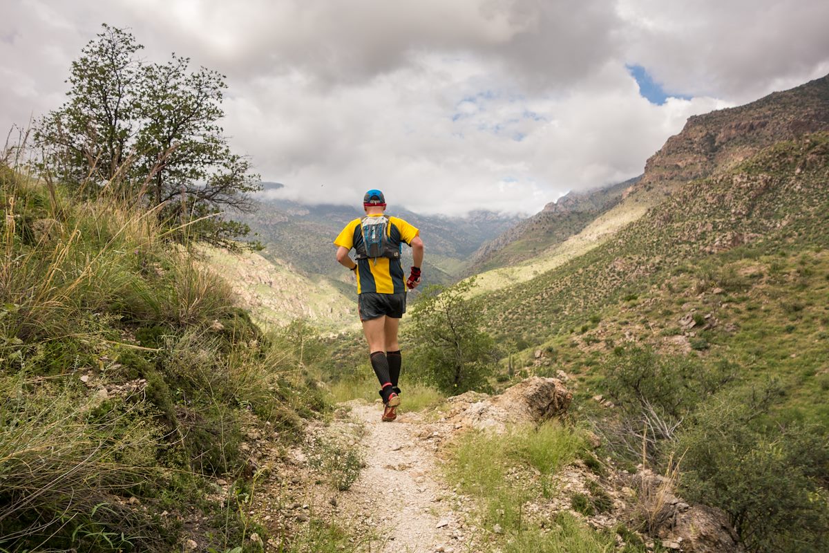 2014 September Richard on the Sabino Canyon Trail