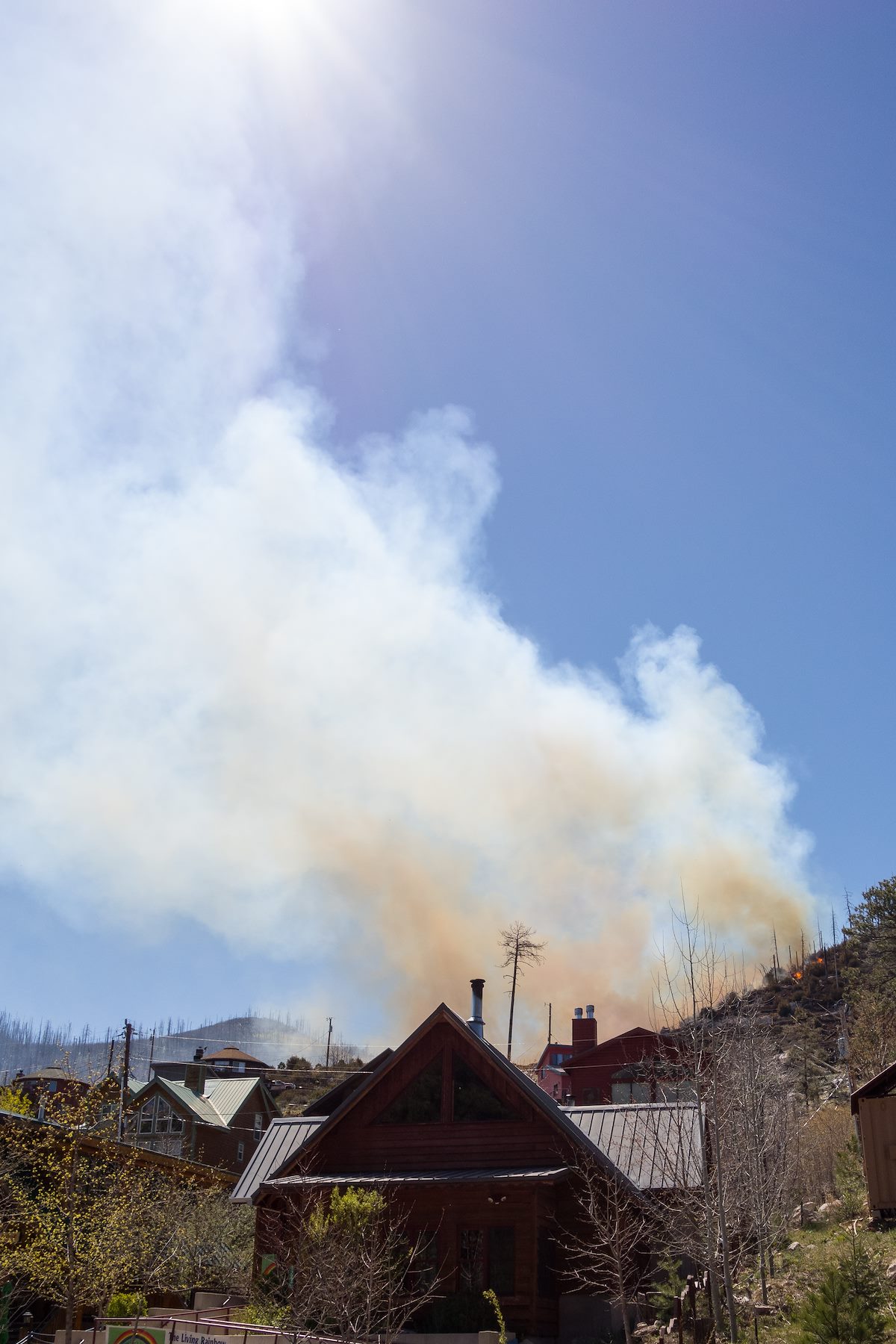 2015 April The Miami Fire from Summerhaven