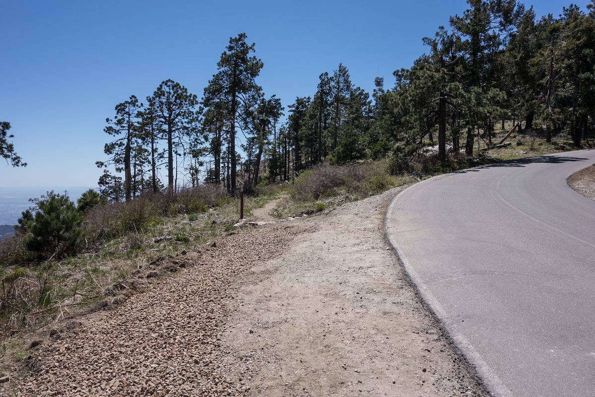 2015 April Trail from the Lower Summit Trailhead to the Summit Trailhead