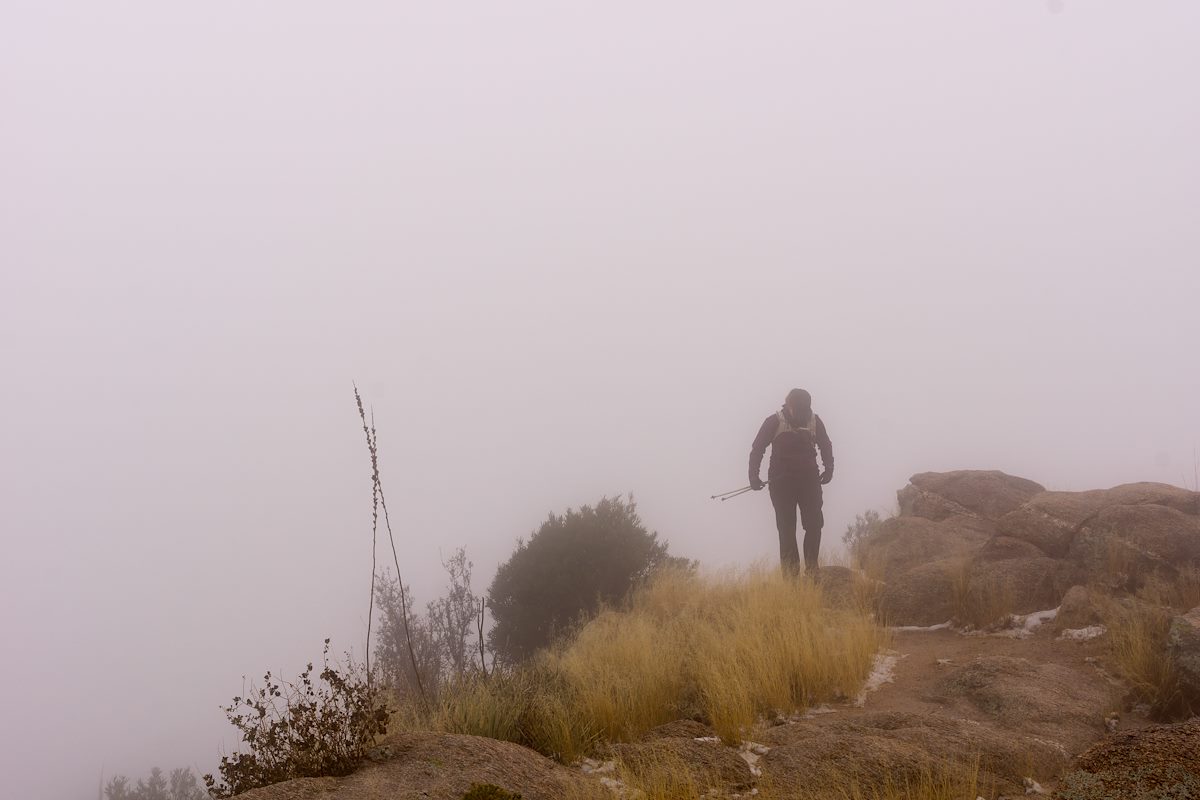 2015 December In the Clouds on Pusch Peak