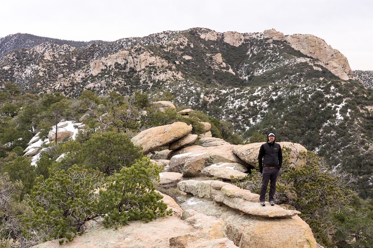 2015 December On the Ridge South East of Bear Canyon