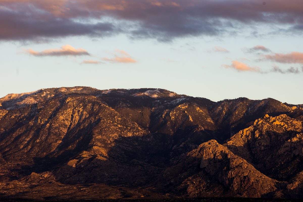 2015 December Santa Catalina Mountains from Honey Bee Canyon Park