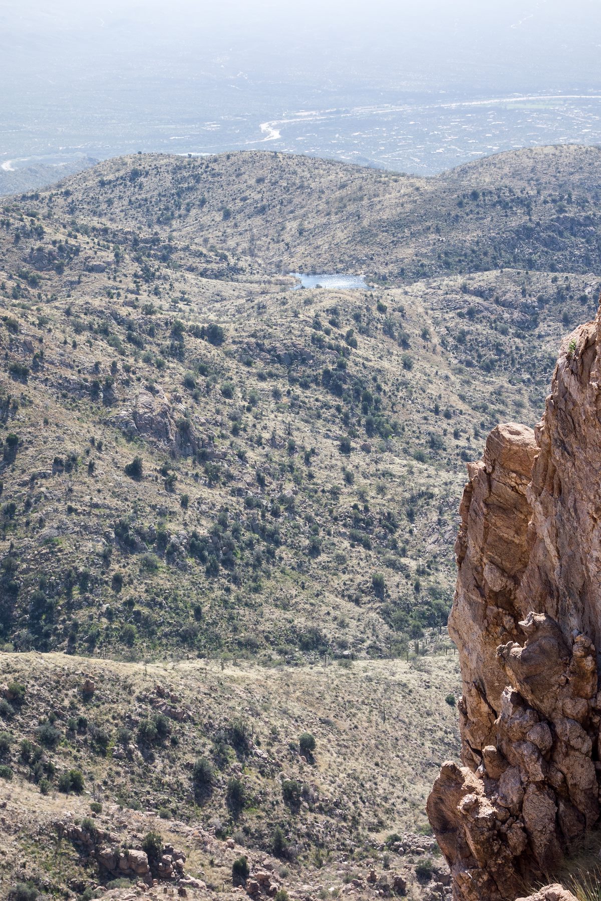 2015 February Looking down on Tuffet Tank