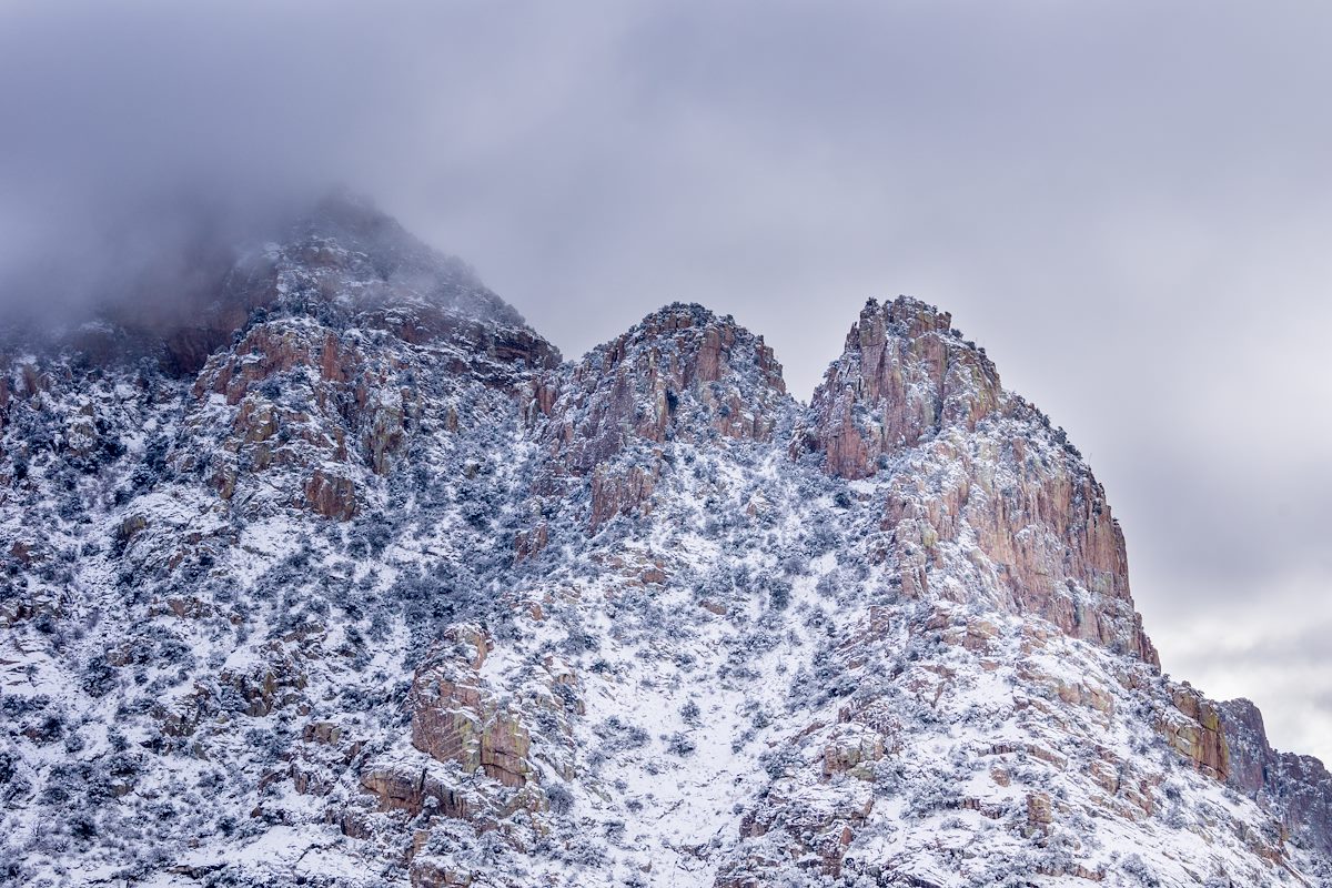 2015 January Cliffs above Pima Canyon