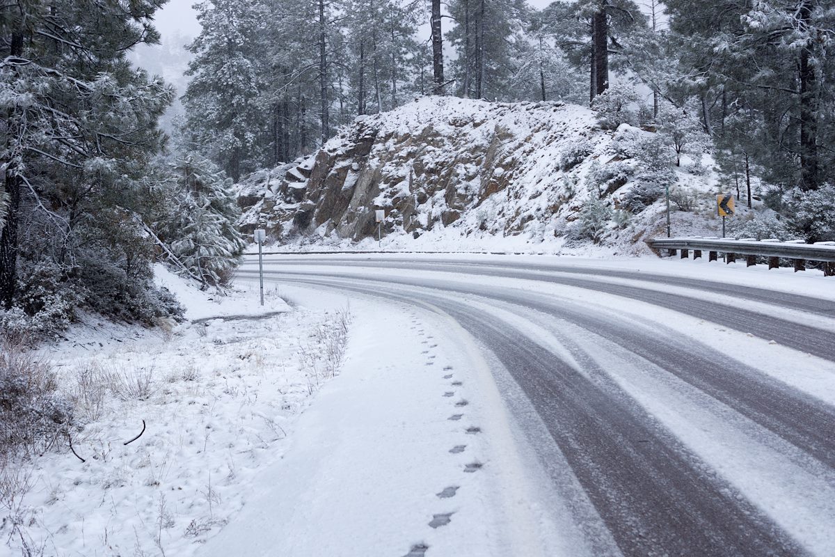 2015 January Walking up the highway