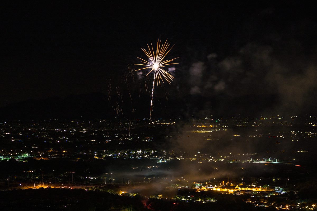 2015 July Fireworks Near the Linda Vista Trail 02