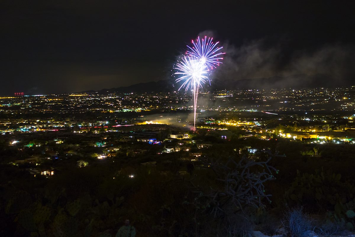 2015 July Fireworks Near the Linda Vista Trail 07