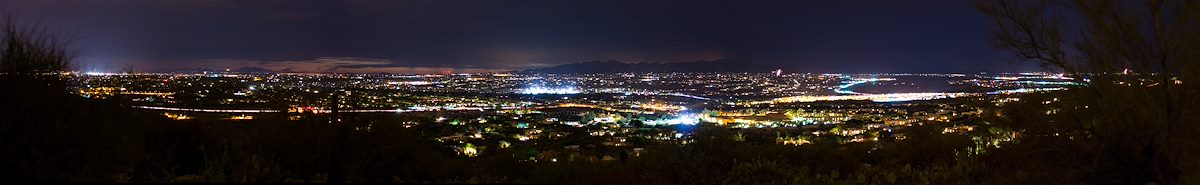 2015 July July 4th Tucson from near the Linda Vista Trail