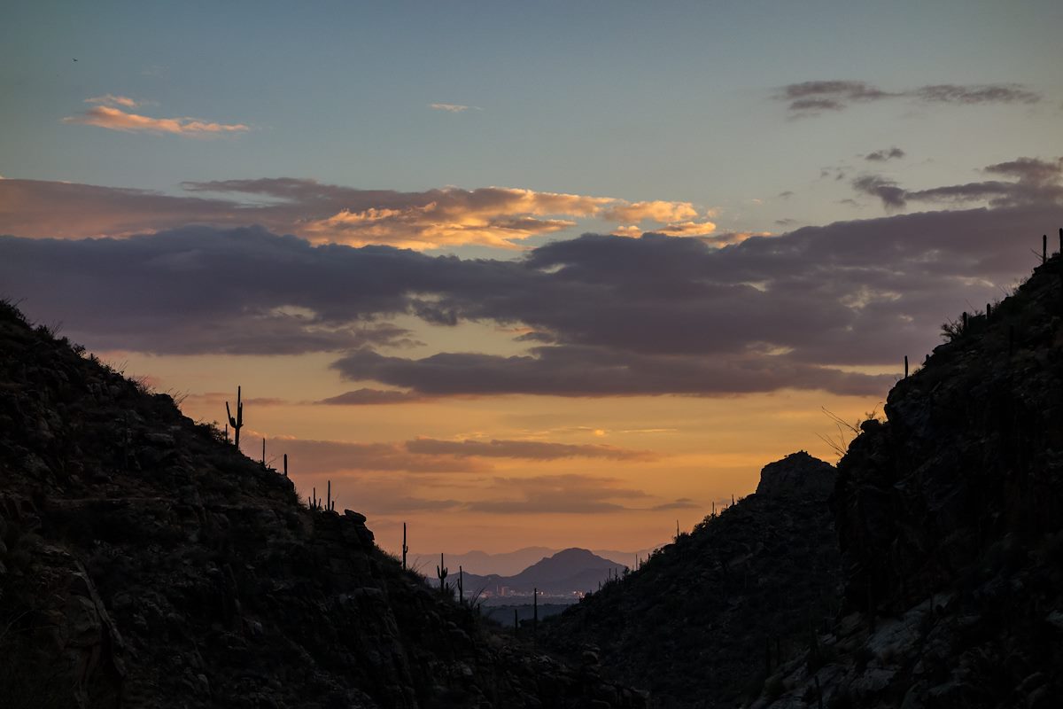 2015 July Looking down Bear Canyon from Seven Falls