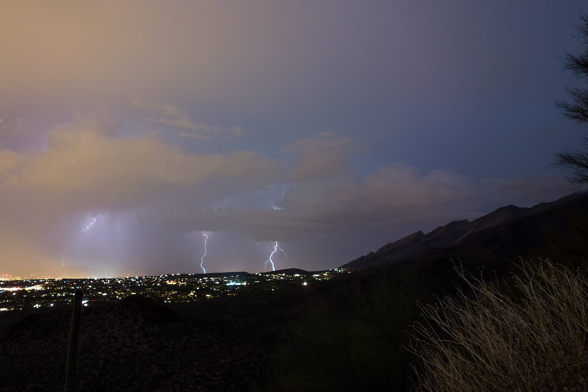 2015 June Lightning from the Phoneline Trail