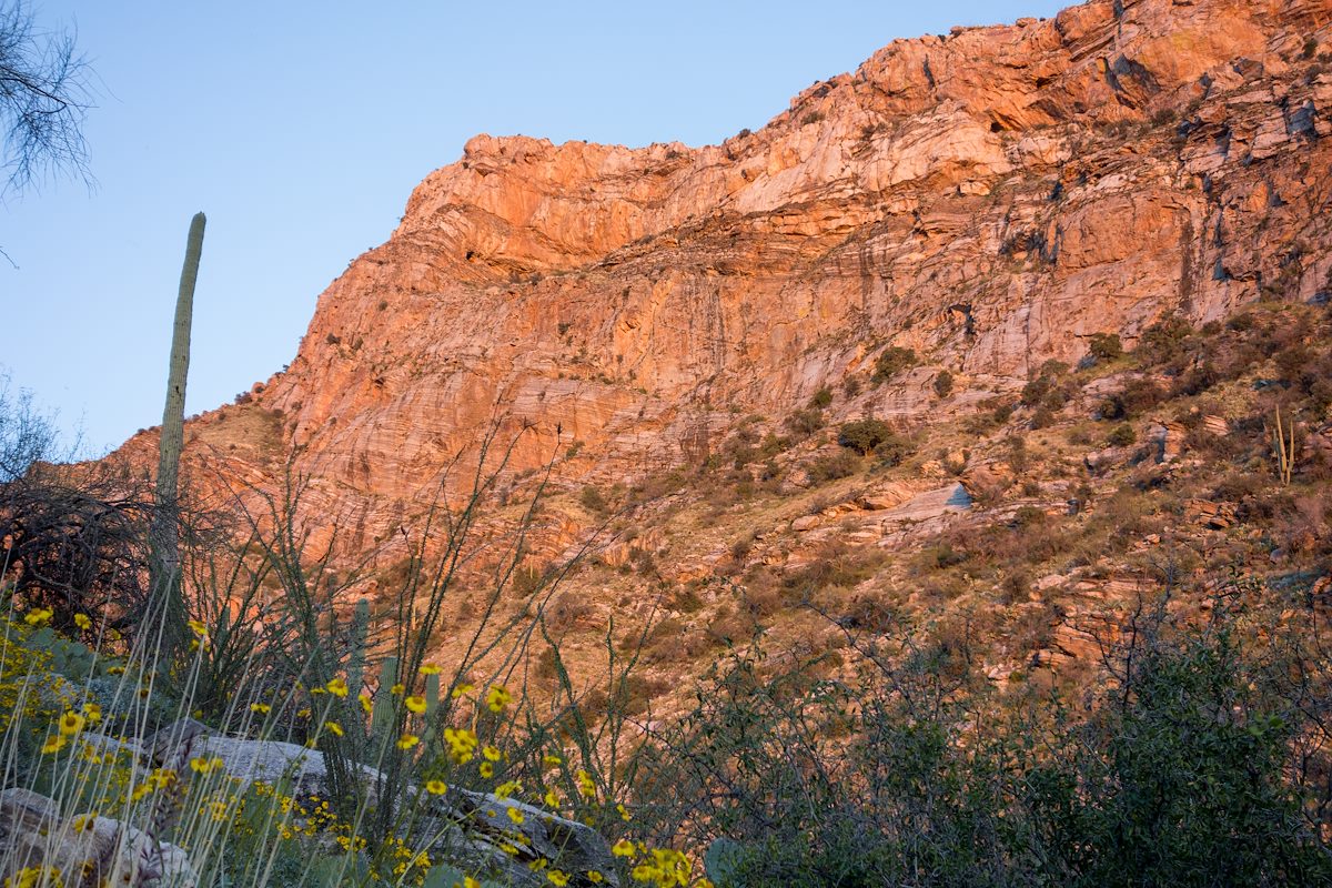 2015 March Pontatoc Ridge in the Sunset