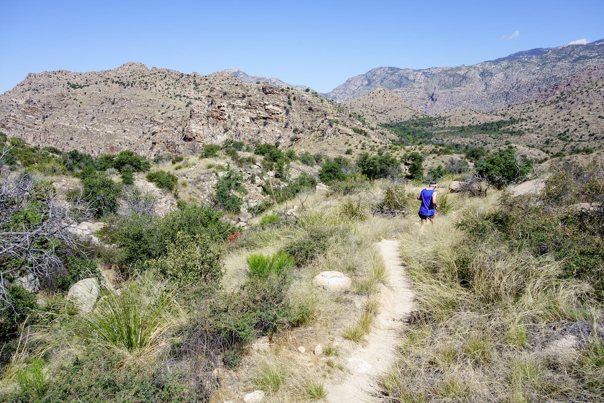 2015 May Richard on the way down to Sycamore Reservoir