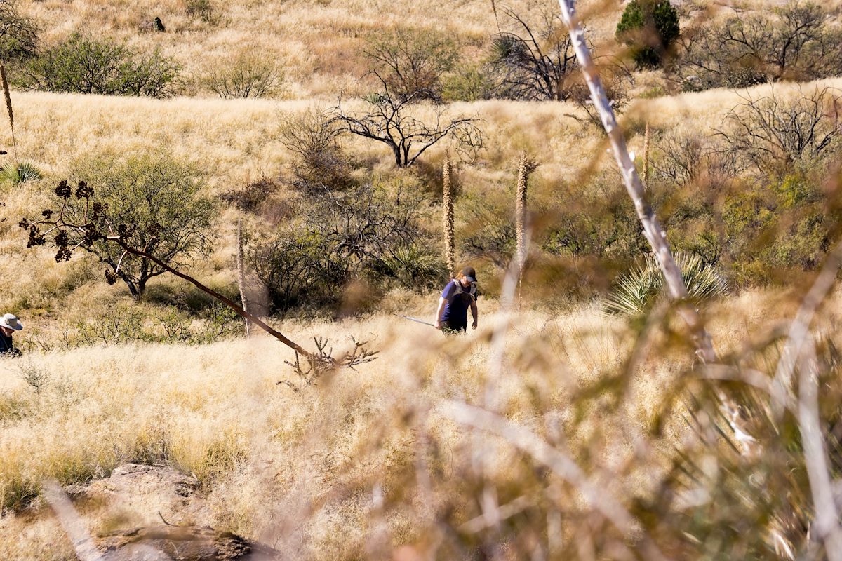 2015 November Alison on the Thimble Peak Route